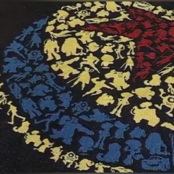 DISNEY, 100 ANNIVERSARY METALLIC WOVEN TAPESTRY THROW, #605 OF 1403,LIMITED ED. - Picture 12 of 14